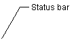 直線圖說文字 3 (無框線): Status bar