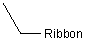 直線圖說文字 3 (無框線): Ribbon